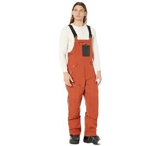 Flylow Mens Baker Snow Bibs Size XXL Tan Rustic One Piece Waterproof NWT